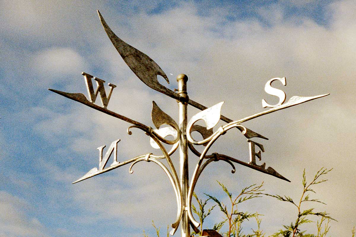 Bespoke Contemporary Wrought Iron Weather Vane